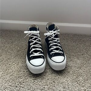 Converse Black and White High-Top Sneakers